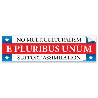 E Pluribus Unum Bumper Sticker