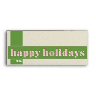 Holiday Tip Envelope  Christmas End of Year Bonus