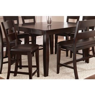 Vaughn Espresso 54 inch Square Counter Height Table Dining Tables