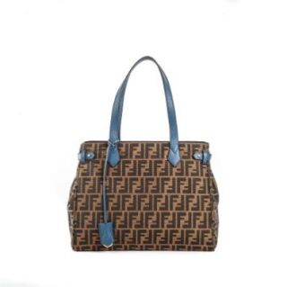 Fendi FF Zucca Print Handbag 8BH267 Brown Top Handle Handbags Shoes