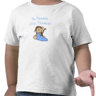 Mommy's Little Boy Monkey Shirt