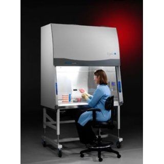 Labconco 3440801 4' Purifier Logic Class II, Type A2 Biological Safety Cabinet with UV Light And Service Fixture, 8" Sash Opening, 269 296 CFM Exhaust Volume, 115 Volts, 60 Hz Science Lab Cabinets