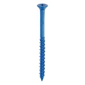 Tapcon 3/16 in. x 2 3/4 in. Blue Steel Flat Head Phillips Concrete Anchors (225 Pack) 24565