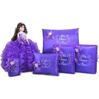 Quinceanera Doll Birthday Party Favor Set Q1001 (Add arch to doll with English bible) Kitchen & Dining