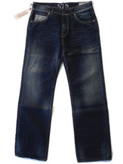 New 575 Denim Men's Jeans Dark Wash Relaxed Straight Leg M3NY01DRK GNNVY (33) at  Mens Clothing store