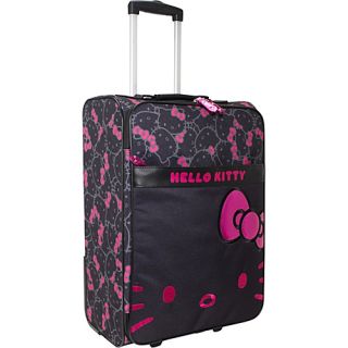 Hello Kitty 21 Upright Carry On Black/Pink   Loungefly Large Rolling