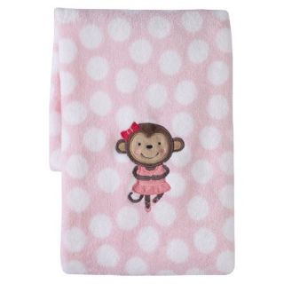 Just One You Made by Carters Print Blanket with Monkey Applique