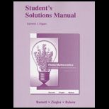 Finite Mathematics for Business, Economics, Life Sciences and Social Sciences   Student Solution Manual
