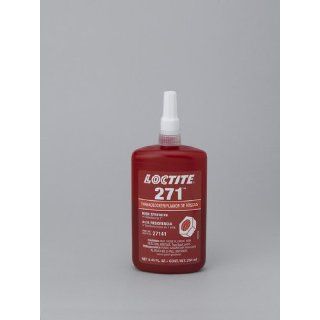 Loctite 271 Low Viscosity High Strength Threadlocker, 250 mL Bottle, Red Threadlocking Adhesives