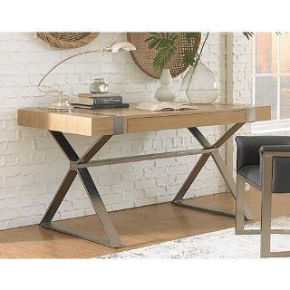 Hammary Furniture Flatiron Sabdy Brown Desk   248 940   Home Office Desks