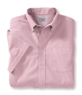 Wrinkle Resistant Classic Oxford Cloth Shirt, Traditional Fit Short Sleeve