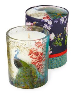 Peacock Dome Box Scented Candle, Botanique