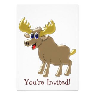 Moose Any Occasion Personalized Invitation