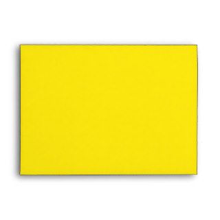 Yellow and Robins Egg Blue A7 Envelope With Text