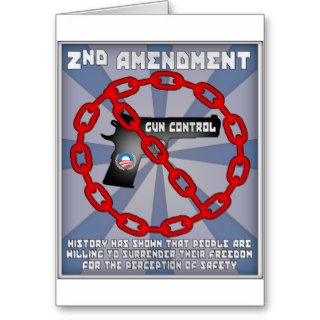 Anti Gun Control Poster Cards