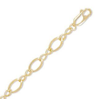 7 Inch 14/20 Gold Fill Oval Figure 8 Link Bracelet Jewelry