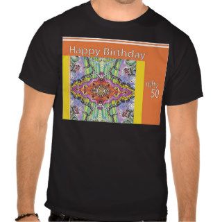 Organic Diamond Happy Birthday Nifty 50 Group Gift T shirts