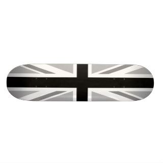 Union Jack/Flag Monochrome Skateboard