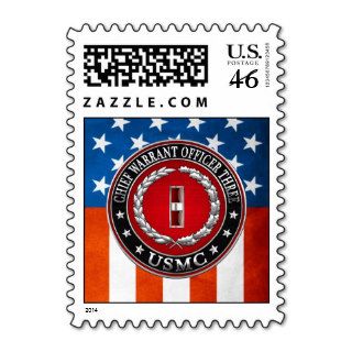 US Marines Chief Warrant Three (USMC CWO 3) [3D] Stamps