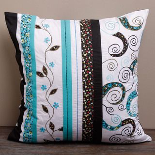 Tree of Life Reversible Pillow Cover (India) Throw Pillows & Covers