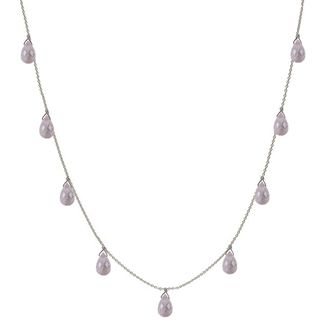 Ashanti Rose Quartz Briolette Necklace (Sri Lanka) Necklaces