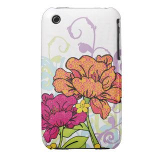 "Patterned Petals" Case Mate iPhone 3 Case