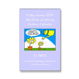 2014 Funny Flower Gardening Calendar