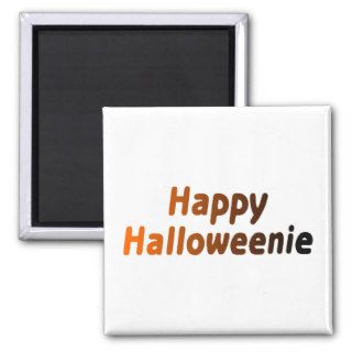 Happy Halloweenie Fridge Magnet