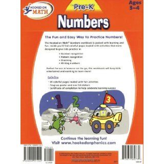 Hooked on Math Pre K Numbers Workbook Hooked On Phonics. 9781604991222 Books