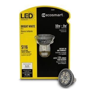 EcoSmart 50W Equivalent Bright White (3000K) MR16 LED Flood Light Bulb (4 Pack) (E)* DISCONTINUED ECS 16 WW V2 NFL