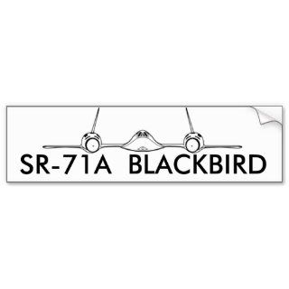 SR71 Blackbird Bumper Sticker