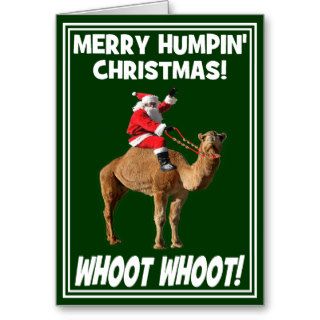 Merry Humpin' Christmas Greeting Card