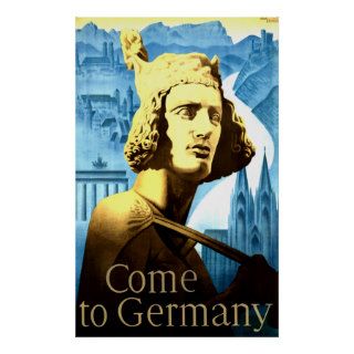 Come To Germany ~ Vintage Travel Poster