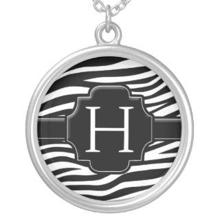 Zebra Stripe with LETTER H Jewelry