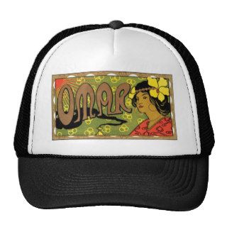 Omar Cigar Label Mesh Hat