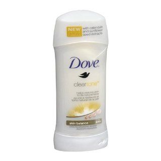 Dove Clear Tone, Anti Perspirant Deodorant, Solid Skin Balance   2.6 oz, 3 Pack Health & Personal Care