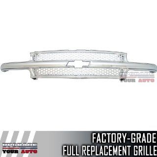 1999 2002 Silverado full replacement chrome grille "punch style" Automotive