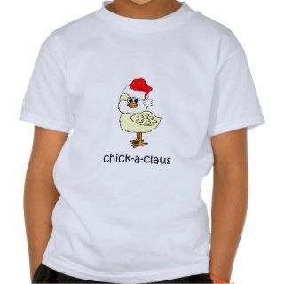 Funny baby chick Christmas Tshirts
