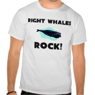 Right Whales Rock T Shirt