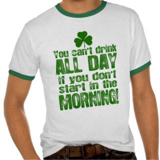 Funny St Patrick's Day Drinking Tee Shirts