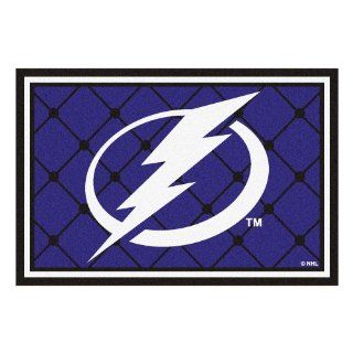 FANMATS NHL Tampa Bay Lightning Nylon Face 5X8 Plush Rug Automotive