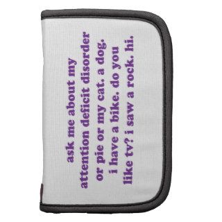 ADD ADHD Funny Quote   Purple Planners