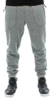 Puma Men's Cuffed Track Pants Sweat Pants Gray Size M Clothing