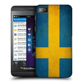 Head Case Designs Sweden Swedish Vintage Flags Hard Back Case Cover for BlackBerry Z10 Cell Phones & Accessories