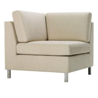 Home Decorators Collection Laurel 37.75 in. W Beige Sectional Pieces Corner Chair 0822520810