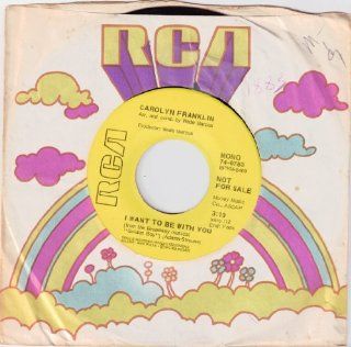 FRANKLIN, Carolyn / As Long As You Are There / 45rpm PROMO record Music