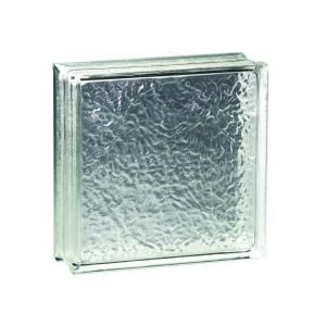 Pittsburgh Corning 8IN X 8IN X4IN ICESACAPES GLASS BLOCK E157