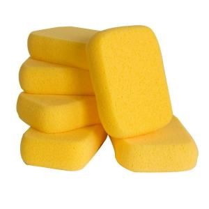 QEP 7 1/2 in. x 5 1/2 in. x 2 in. Extra Large Grouting, Cleaning and Washing Sponge (6 Pack) 70005Q 6D