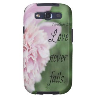 Love Never Fails Samsung Galaxy S3 Covers