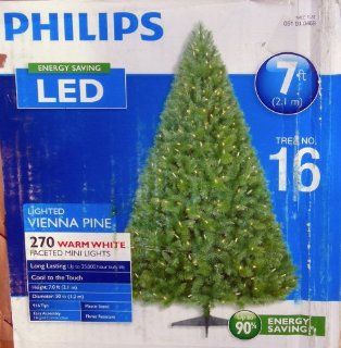 7' PHILIPS 270 LED VIENNA Christmas Tree   Philips Lighted Christmas Tree Led